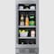 Avallon 15 Inch Wide 86 Can Beverage Center with LED Lighting ABR152SGRH - alternate 1